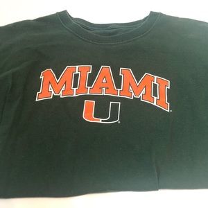 University of Miami t-shirt